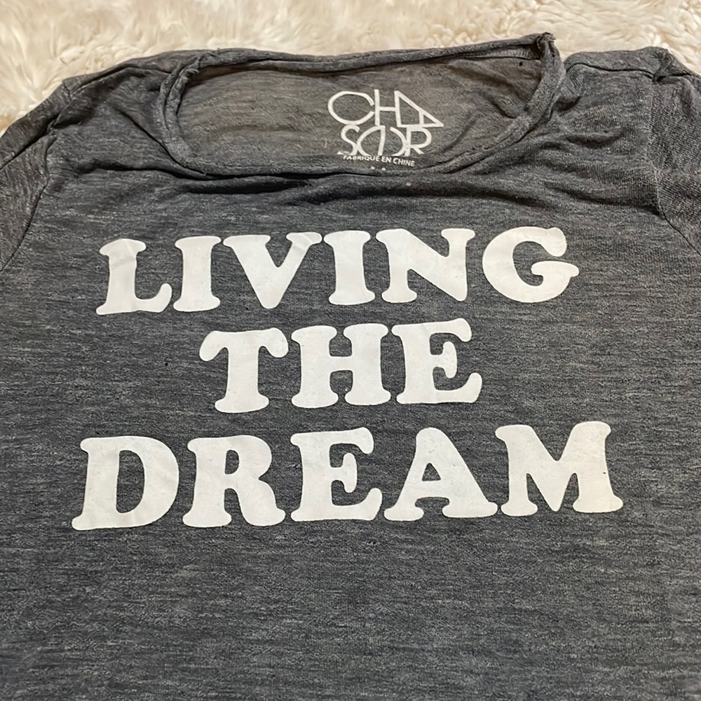 Chaser distressed tee